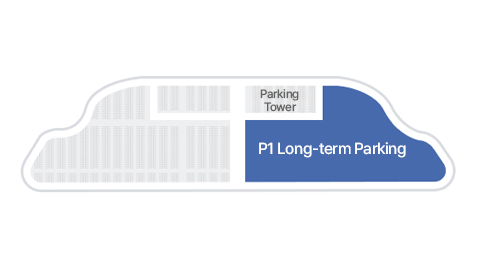 제1 여객터미널 장기주차장 P1 동편