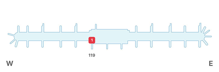 1. 119번 게이트 부근