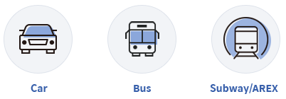 백신접종완료자 이용 가능 교통수단-자가용,버스,지하철/공항철도