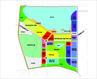 IBC-II 2단계 지역 토지이용계획 관련 지도 이미지